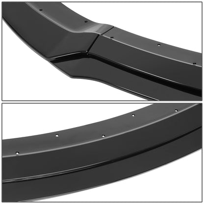 nan FRONT BUMPER SPLITTER - 15-20 DODGE CHARGER SRT - 4PCS - V2 STYLE - BLACK