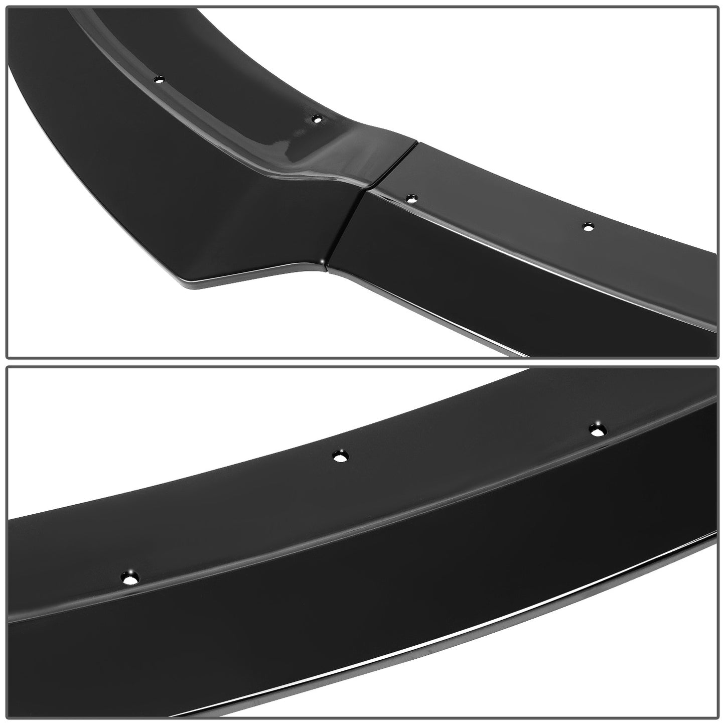 nan FRONT BUMPER SPLITTER - 15-20 DODGE CHARGER SRT - 3PCS - BLACK