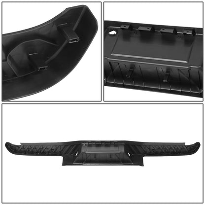 nan REAR BUMPER STEP PROTECTOR - 09-14 FORD F-150 - FITS STYLESIDE MODELS WITH TOWING PACKAGE - FITS MODELS WITHOUT PARKING ASSIST SENSORS - TEXTURED - BLACK