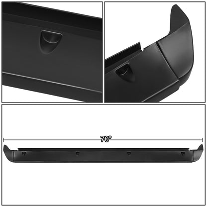 nan SPOILERS - 99-06 CHEVROLET SILVERADO 1500 / 2007 CHEVROLET SILVERADO 1500 CLASSIC / 99-06 GMC SIERRA 1500 / 2007 GMC SIERRA 1500 CLASSIC - ONLY FITS FLEETSIDE MODELS ONLY - DOES NOT FIT STEPSIDE BEDS - BLACK