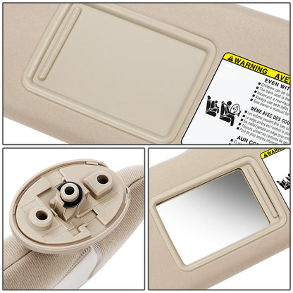 nan SUN VISOR - 05-15 TOYOTA TACOMA DOUBLE CAB (CREW CAB) - BEIGE / TAN