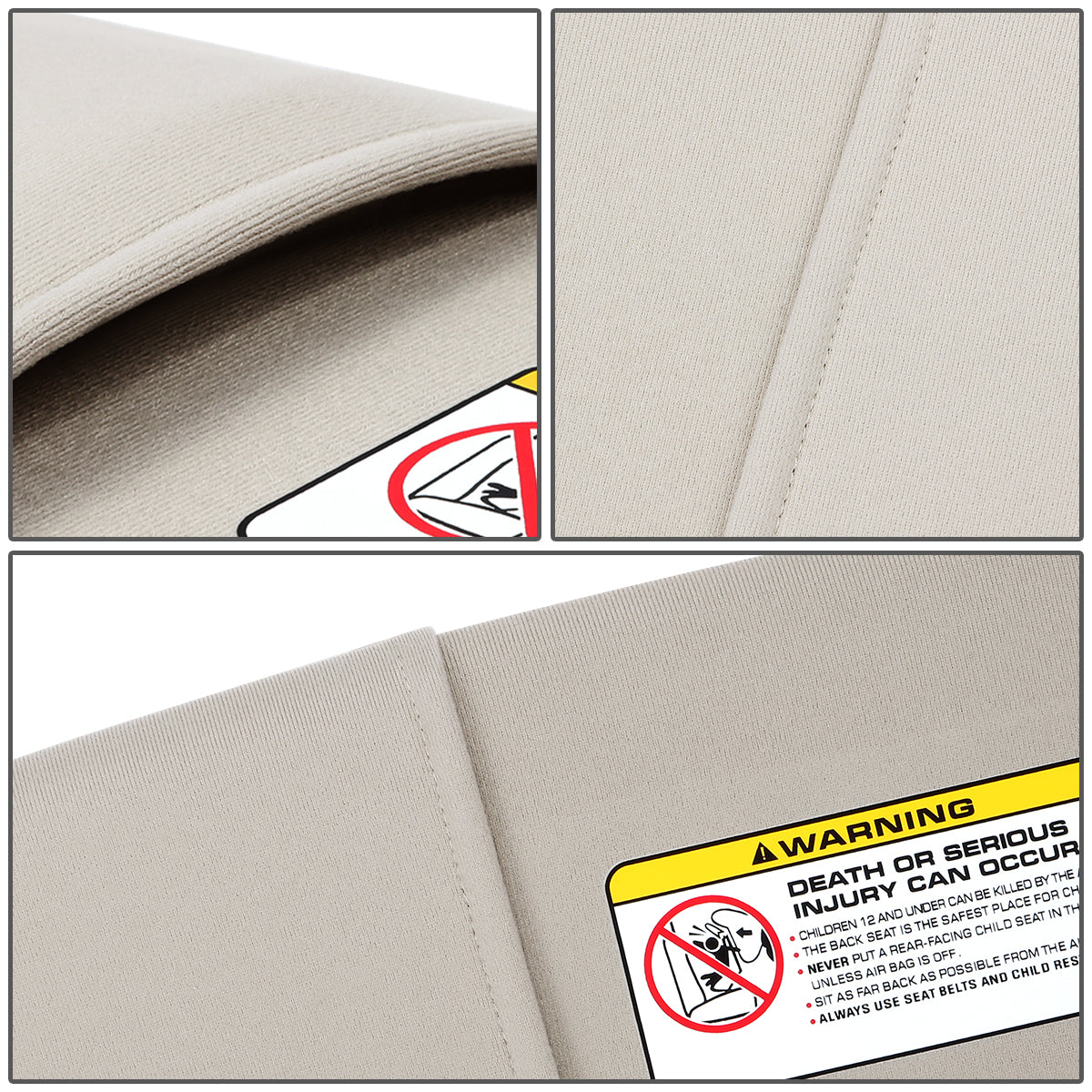 nan SUN VISOR - 06-08 DODGE RAM 1500/06-10 DODGE RAM 2500/06-10 DODGE RAM 3500 - ONLY FITS MODELS WITHOUT OVERHEAD CONSOLE - GRAY