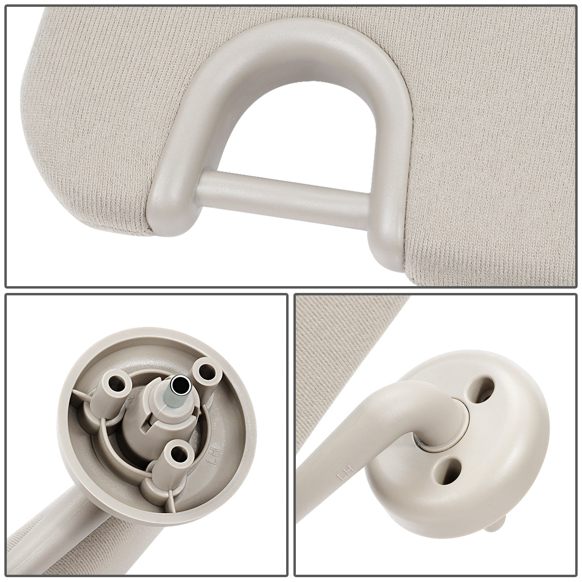 nan SUN VISOR - 06-08 DODGE RAM 1500/06-10 DODGE RAM 2500/06-10 DODGE RAM 3500 - ONLY FITS MODELS WITHOUT OVERHEAD CONSOLE - GRAY