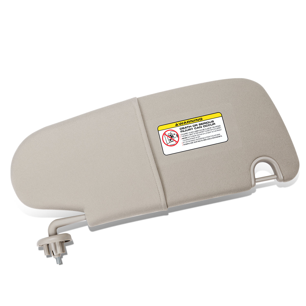 nan SUN VISOR - 06-08 DODGE RAM 1500/06-10 DODGE RAM 2500/06-10 DODGE RAM 3500 - ONLY FITS MODELS WITHOUT OVERHEAD CONSOLE - GRAY