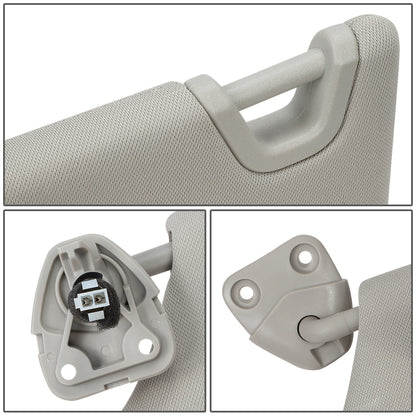 nan SUN VISOR - 13-18 NISSAN ALTIMA - FITS MODELS WITH LIGHTED MIRROR - GRAY