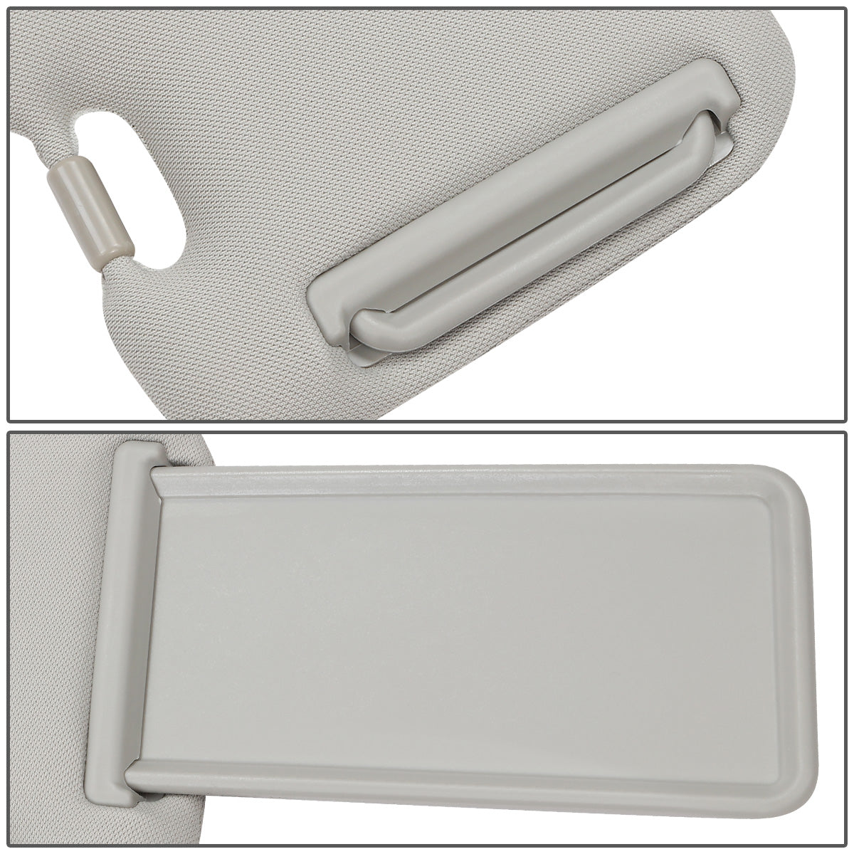 nan SUN VISOR - 10-15 MAZDA CX-9 - FITS MODELS WITH LIGHTED MIRROR - GRAY