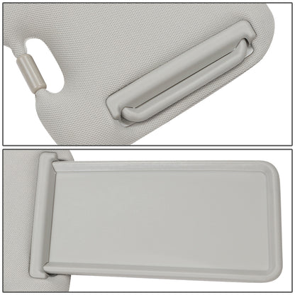 nan SUN VISOR - 10-15 MAZDA CX-9 - FITS MODELS WITH LIGHTED MIRROR - GRAY