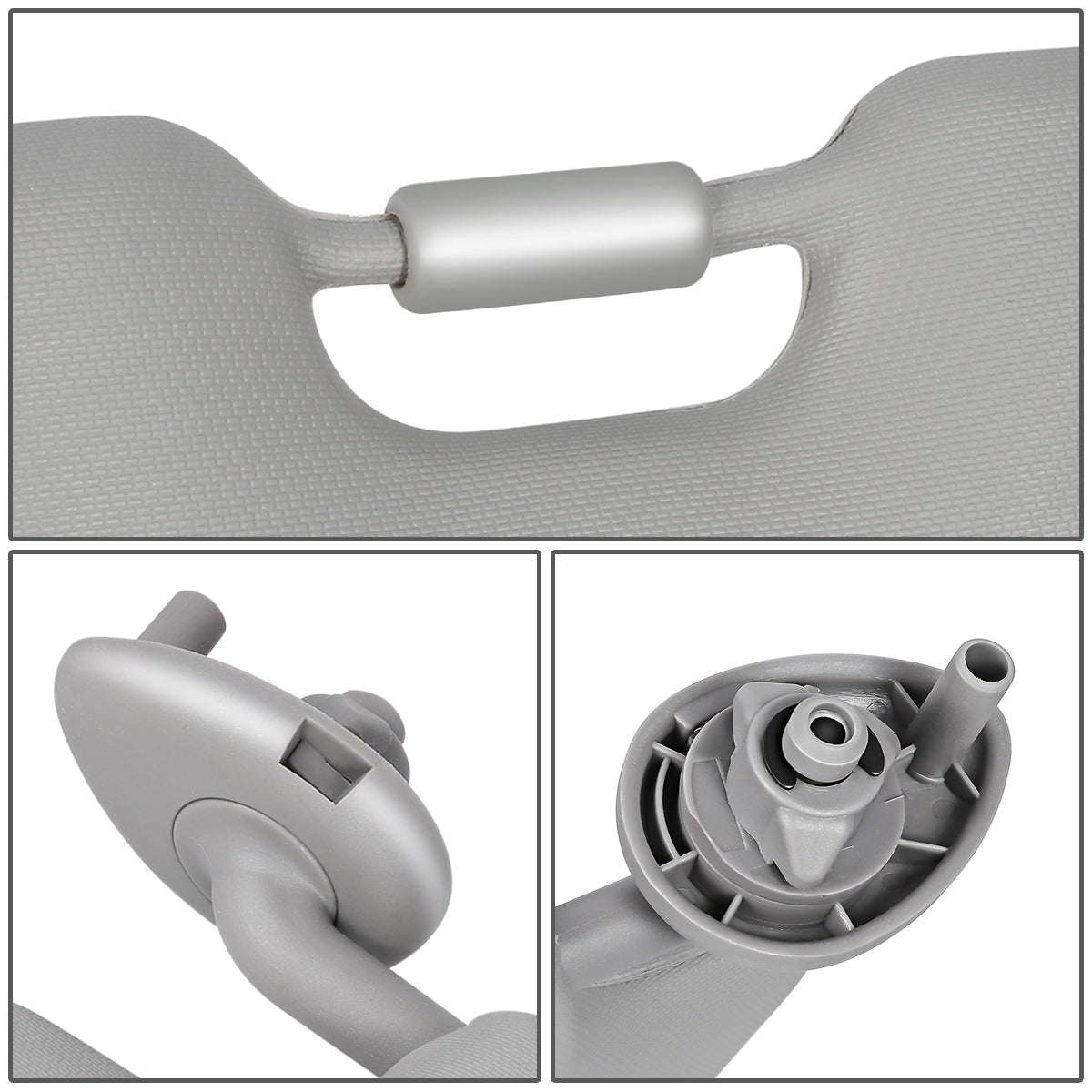 nan SUN VISOR - 12-15 HONDA CIVIC - CLEAR GRAY