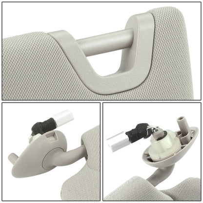 nan SUN VISOR - 08-10 HONDA ACCORD/10-11 HONDA ACCORD CROSSTOUR - WARM GREY