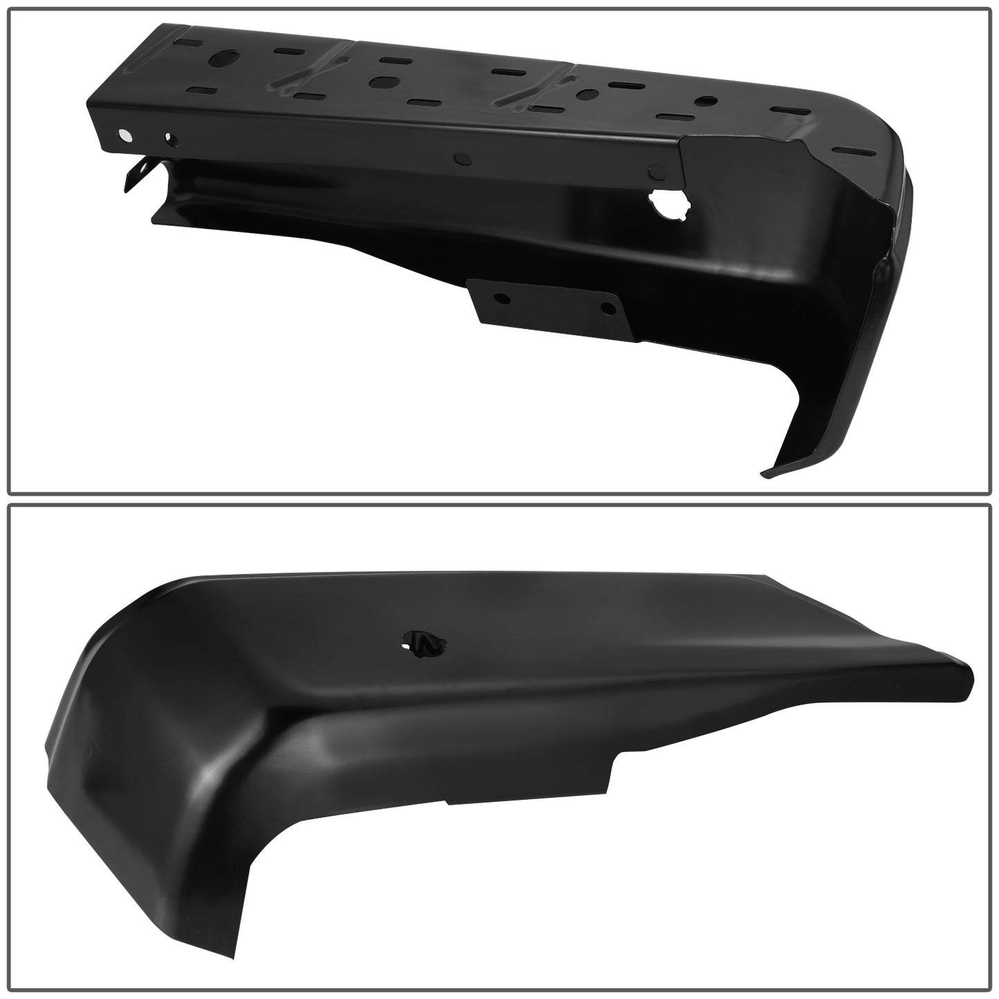 nan BUMPERS - 15-20 FORD F-150 - FITS BUMPERS WITH PARKING ASSIST SENSORS EXCLUDES RAPTOR MODELS - STEEL - MATTE BLACK