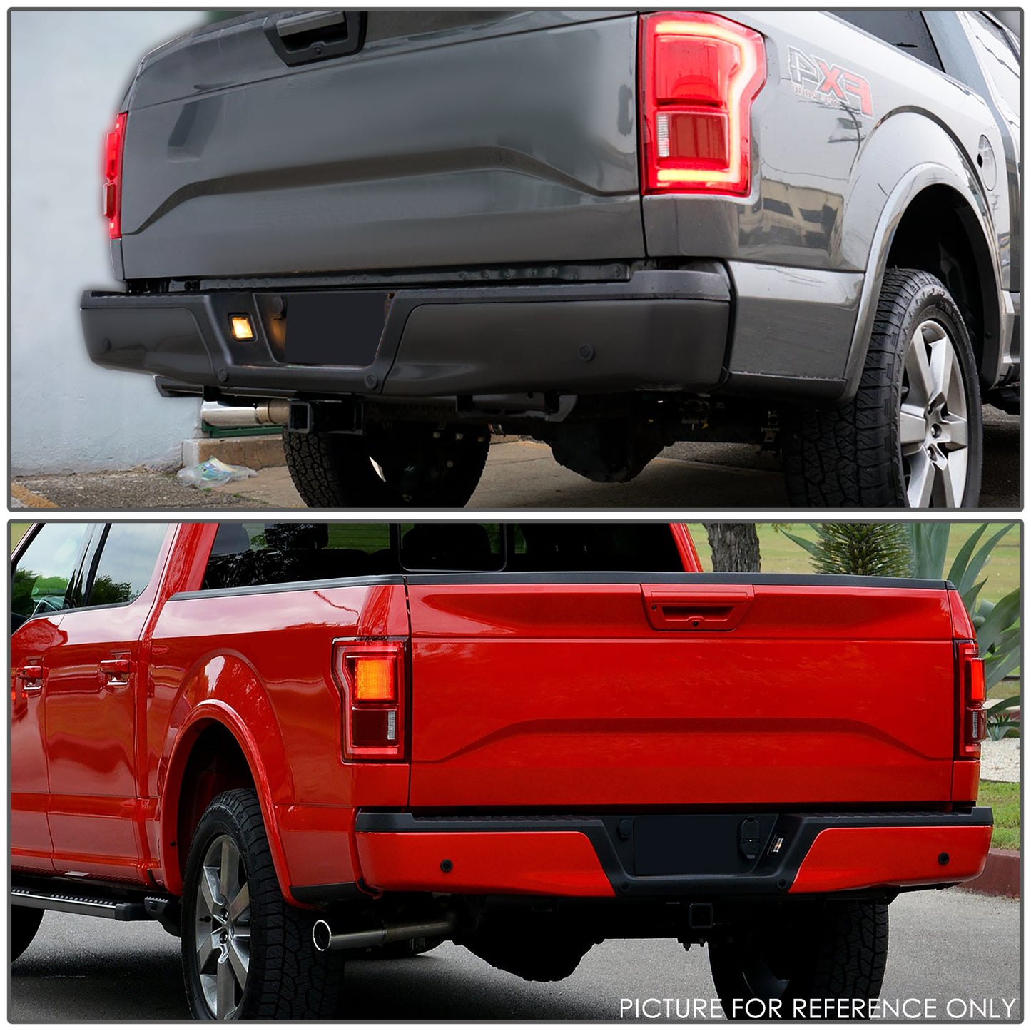 nan BUMPERS - 15-20 FORD F-150 - FITS BUMPERS WITH PARKING ASSIST SENSORS EXCLUDES RAPTOR MODELS - STEEL - MATTE BLACK