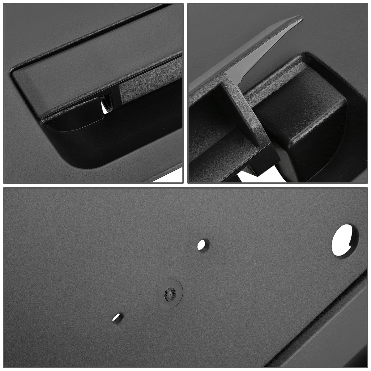 nan TAIL DOOR HANDLE - 04-12 NISSAN TITAN - W/ EMBLEM PROVISION - BLACK