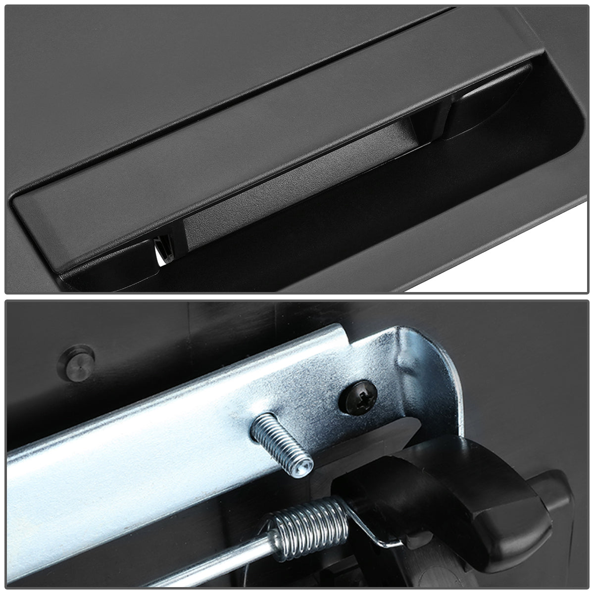 nan TAIL DOOR HANDLE - 04-12 NISSAN TITAN - W/ EMBLEM PROVISION - BLACK