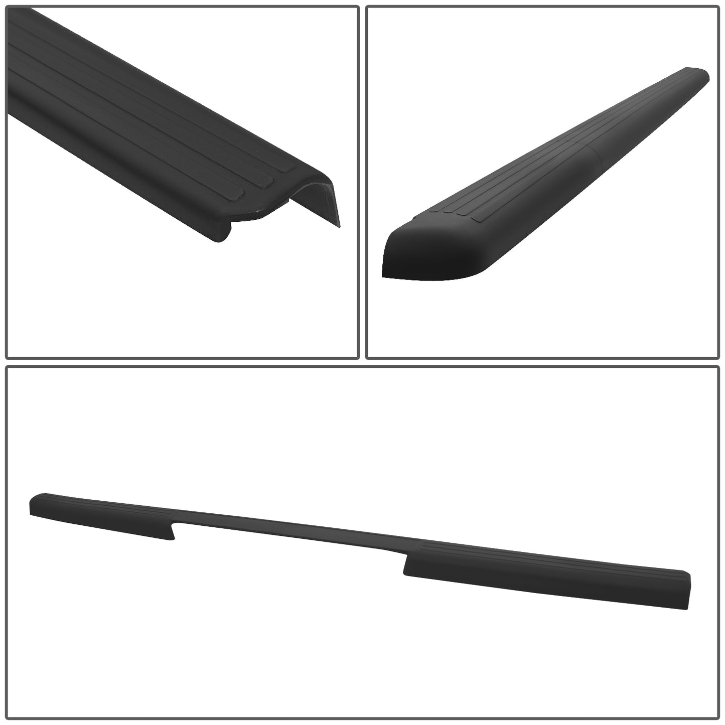 nan TRUCK BED WADES - 05-14 NISSAN FRONTIER WITH 73.3" BED - POLYCARBONATE - TEXTURED BLACK