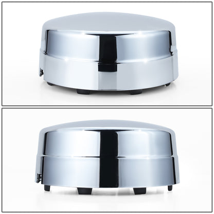 nan WHEEL CENTER CAPS - 03-10 DODGE RAM 3500 DRW/11-18 RAM 3500 DRW - FITS DUALLY MODELS WITH 17" OEM STEEL WHEELS - ABS PLASTIC - METALLIC