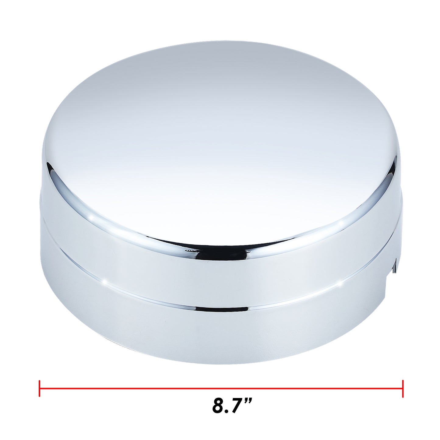 nan WHEEL CENTER CAPS - 03-10 DODGE RAM 3500 DRW/11-18 RAM 3500 DRW - FITS DUALLY MODELS WITH 17" OEM STEEL WHEELS - ABS PLASTIC - METALLIC