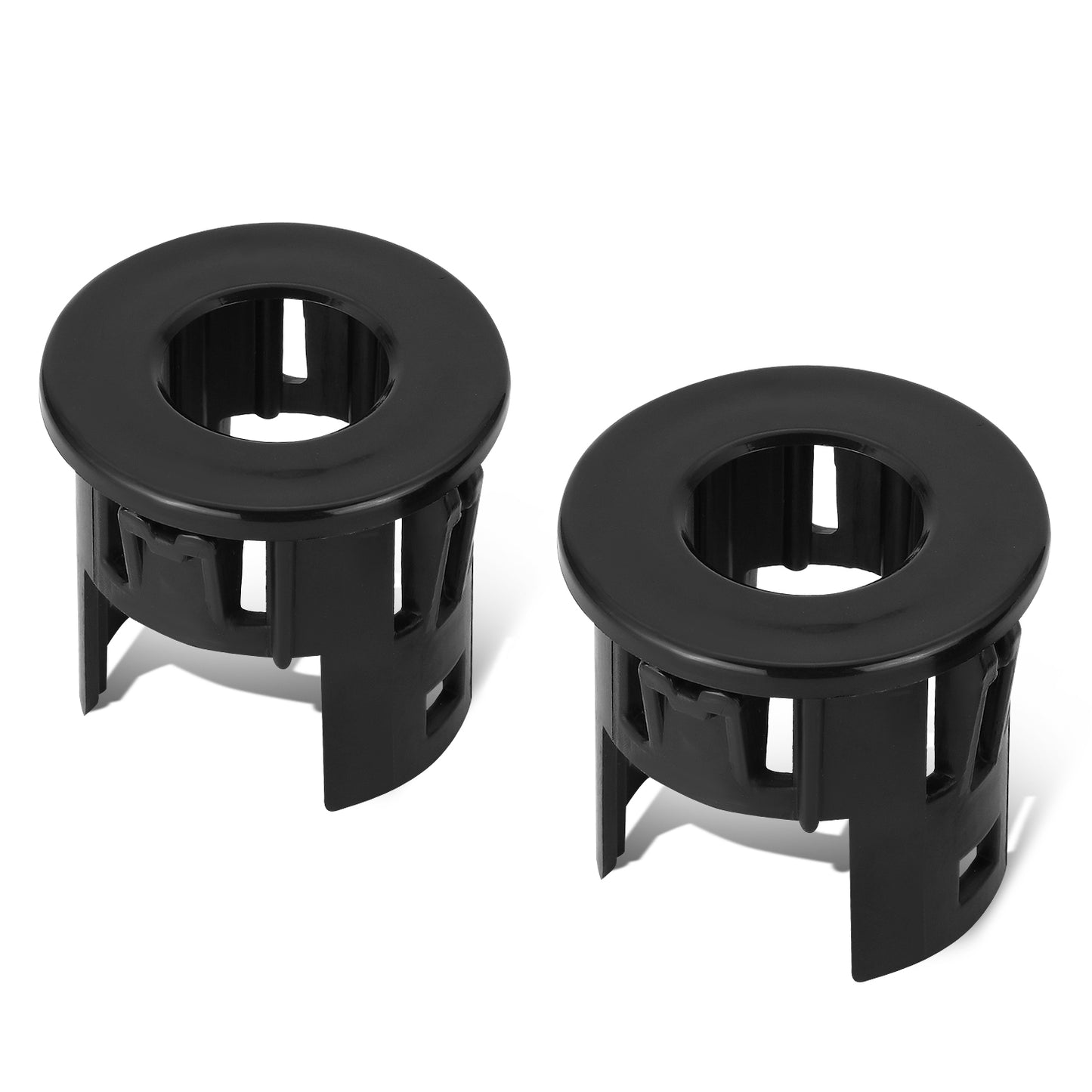 nan BUMPERS - 14-18 RAM 1500/19-21 RAM 1500 CLASSIC - FITS BUMPERS WITH PARKING ASSIST SENSORS - AUTOMOTIVE GRADE THERMO PLASTIC - BARE BLACK