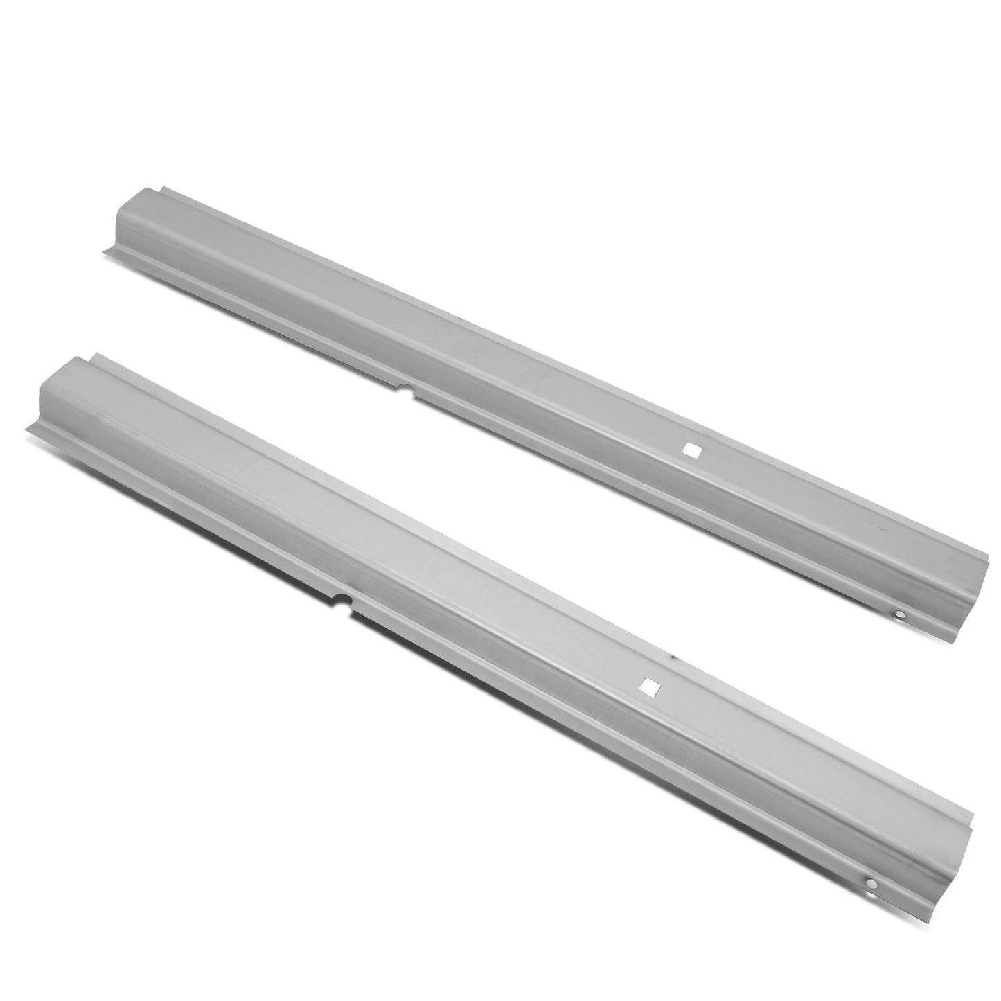 nan ROCKER PANELS - 00-05 FORD EXCURSION - CUTTING / TRIMMING / WELDING REQUIRED FOR INSTALLATION - STAMPED STEEL - BARE METALLIC