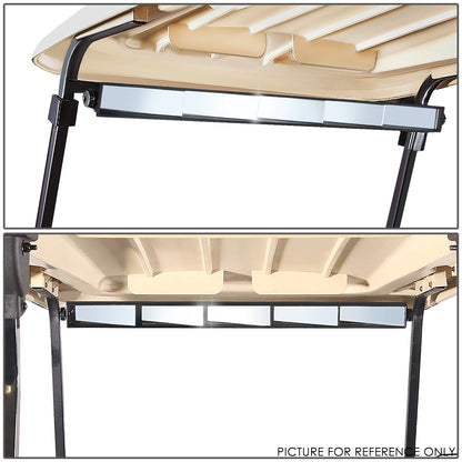 nan GOLF CART MIRRORS - EZGO, CLUB CARS AND YAMAHA GOLF CARTS - ABS PLASTIC / GLASS - TEXTURED BLACK