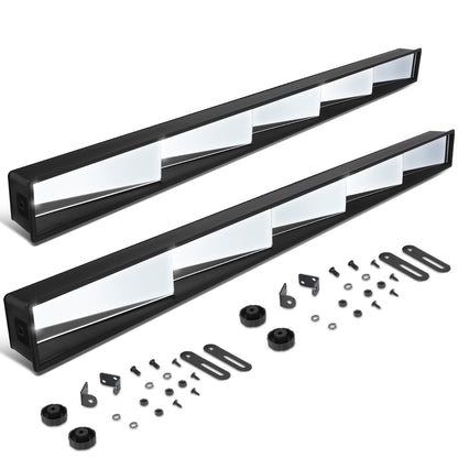 nan GOLF CART MIRRORS - EZGO, CLUB CARS AND YAMAHA GOLF CARTS - ABS PLASTIC / GLASS - TEXTURED BLACK