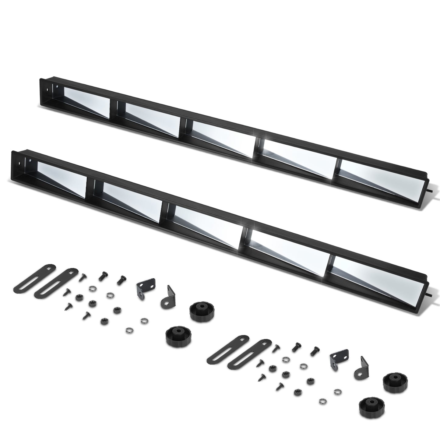 nan GOLF CART MIRRORS - EZGO, CLUB CARS AND YAMAHA GOLF CARTS - ABS PLASTIC / GLASS - TEXTURED BLACK