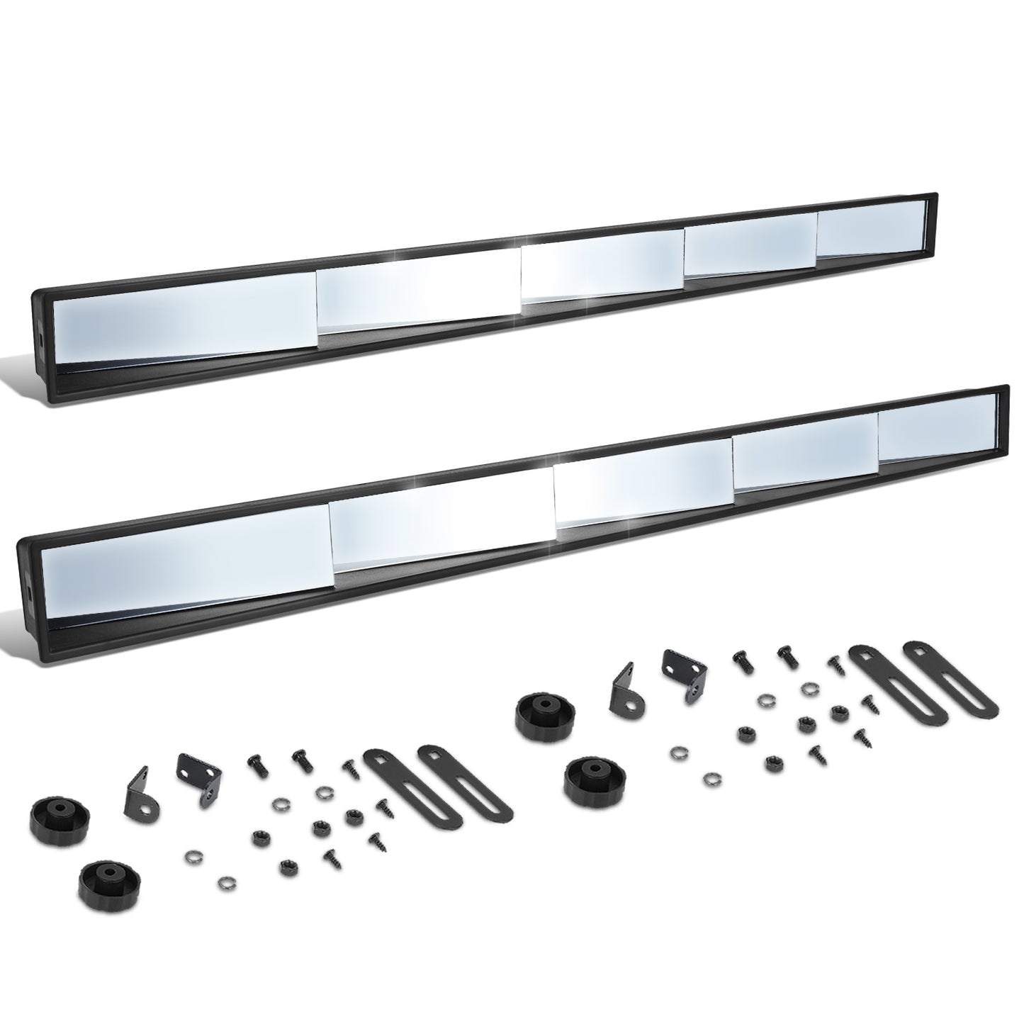 nan GOLF CART MIRRORS - EZGO, CLUB CARS AND YAMAHA GOLF CARTS - ABS PLASTIC / GLASS - TEXTURED BLACK