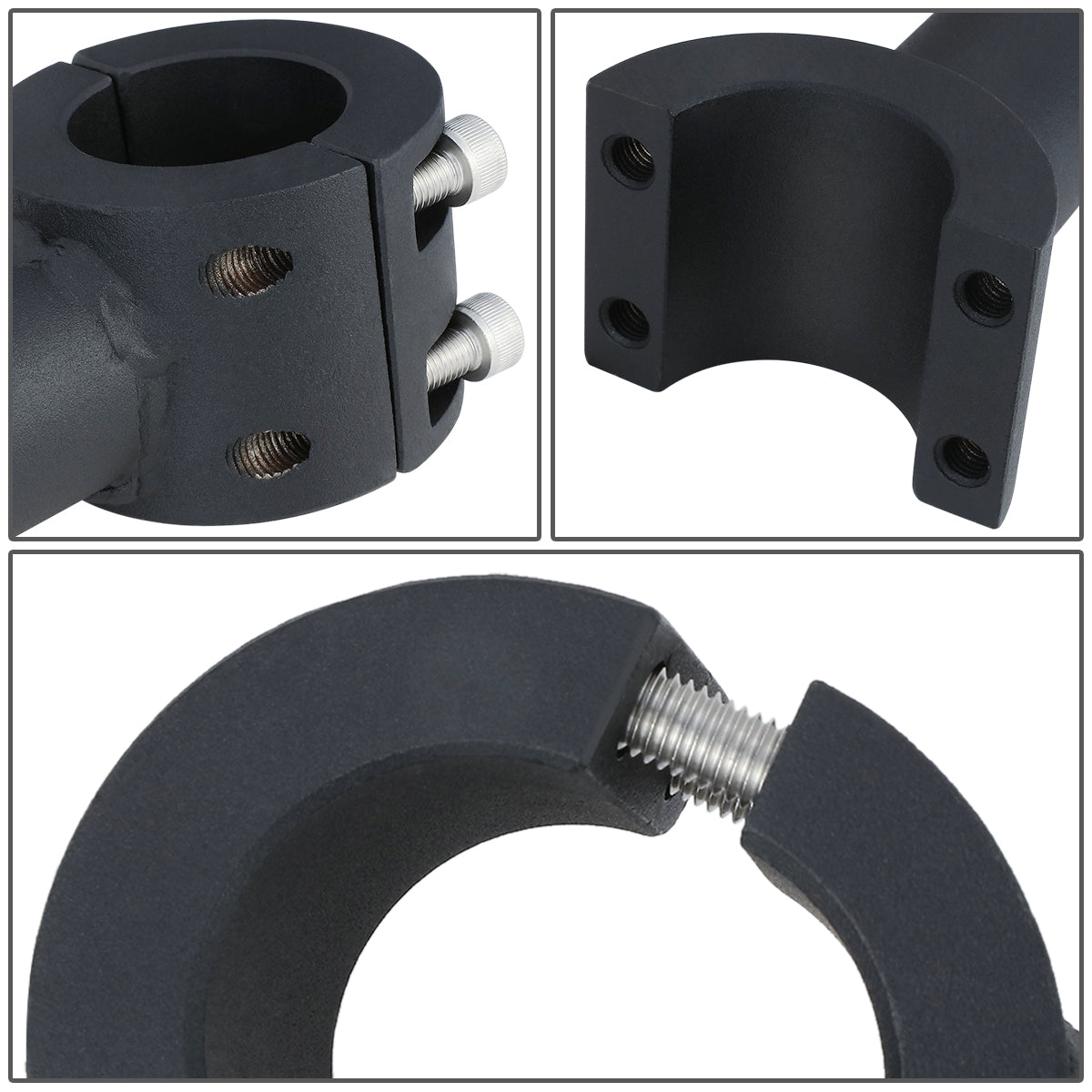 nan SPARE TIRE MOUNT - 14-19 POLARIS RZR XP - STEEL - POWDERCOATED BLACK