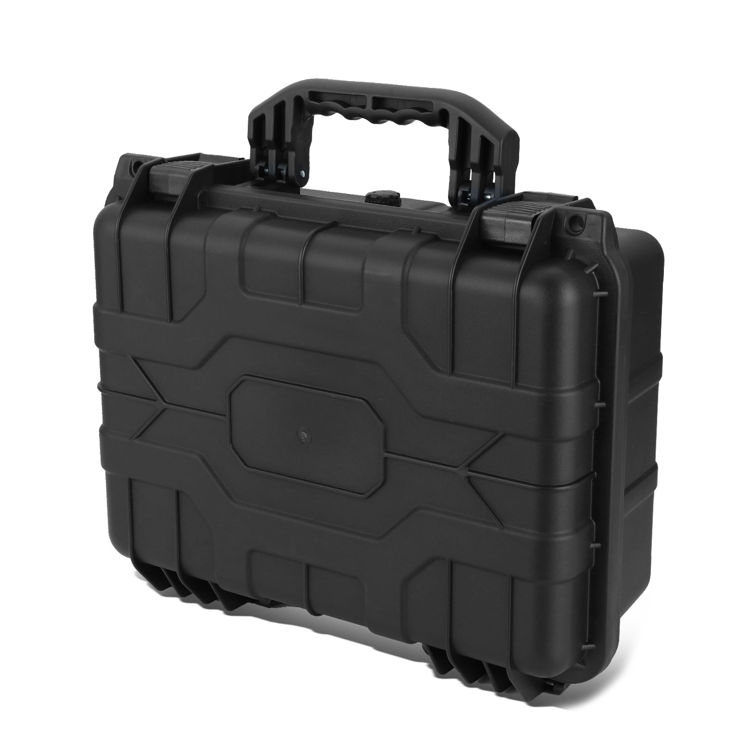 nan CARRYING CASES - 14-3/4" W X 10-1/2" X 5" - POLYPROPYLENE / RUBBER / FOAM - MATTE BLACK