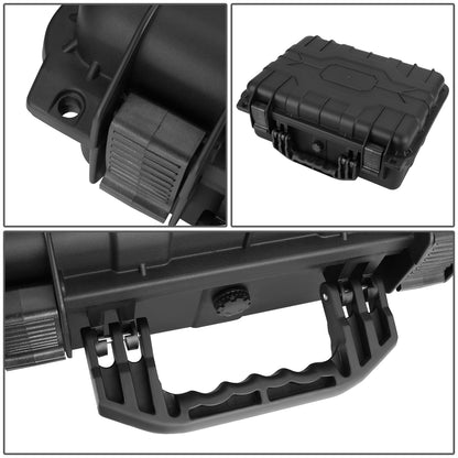 nan CARRYING CASES - 14-3/4" W X 10-1/2" X 5" - POLYPROPYLENE / RUBBER / FOAM - MATTE BLACK