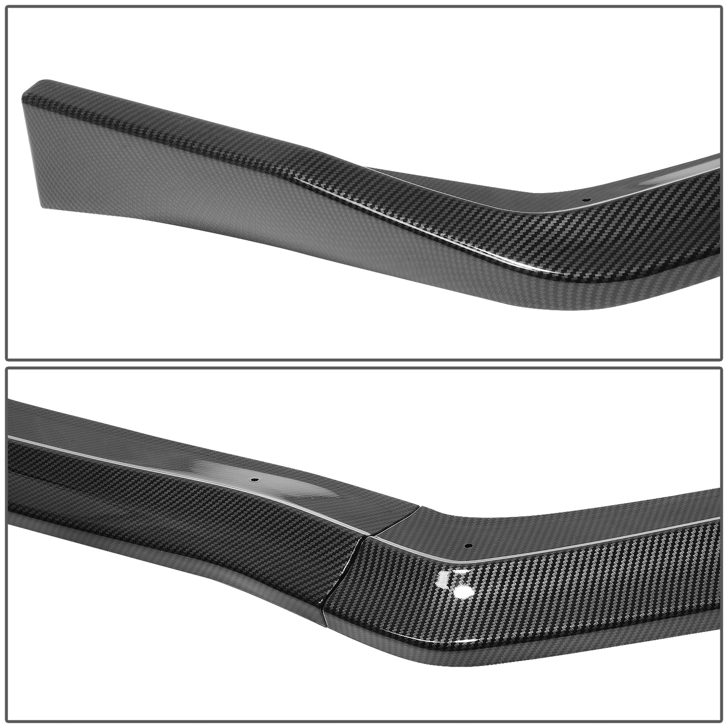 nan BODY KIT - FRONT BUMPER LIP - 15-20 SUBARU WRX / STI SEDAN - ABS PLASTIC - BLACK