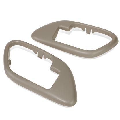 nan INTERIOR TRIM - DOOR HANDLE BEZEL - 95-99 CHEVY GMC C/K - ABS PLASTIC - TEXTURED GREY