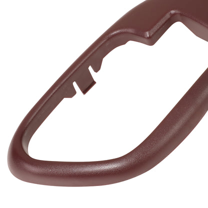 nan INTERIOR TRIM - DOOR HANDLE BEZEL - 95-99 CHEVY GMC C/K - ABS PLASTIC - TEXTURED RED