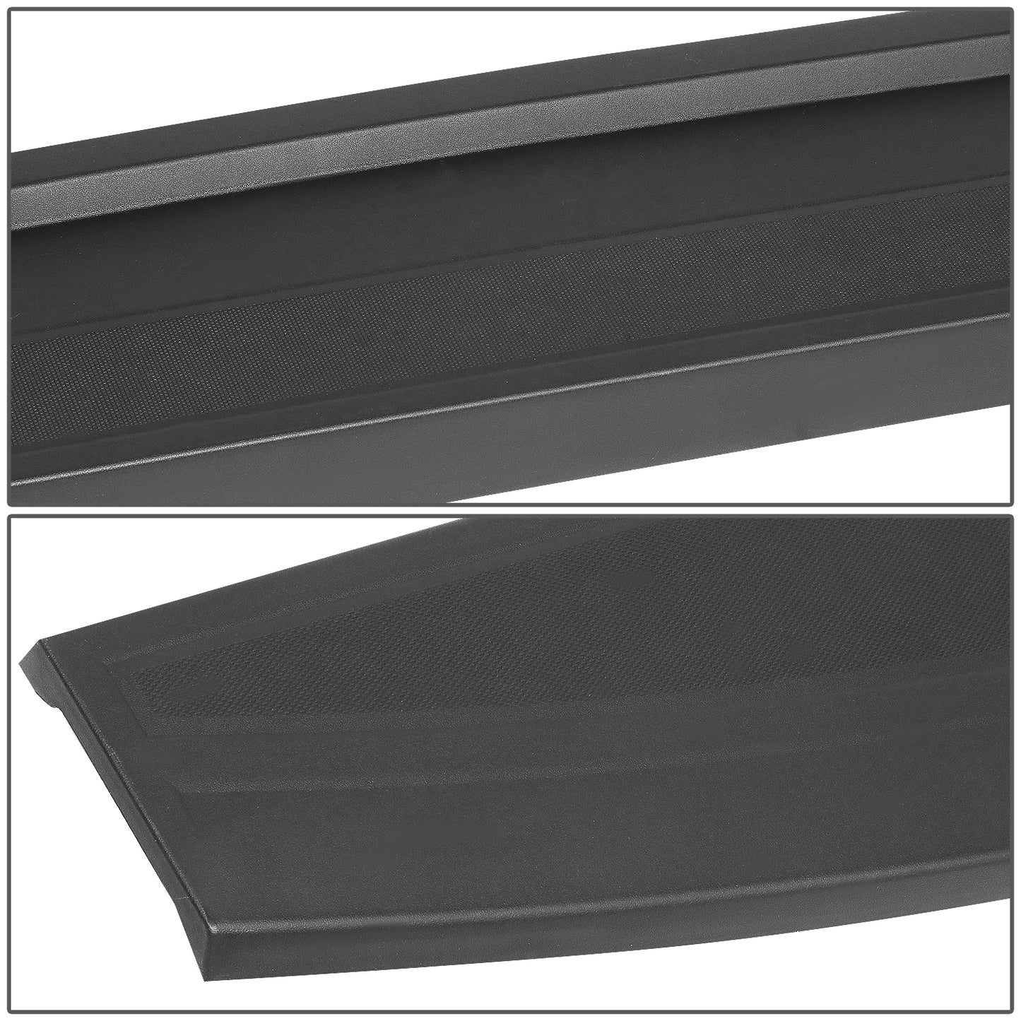 nan MOULDING TRIM - 19-21 CHEVY SILVERADO 1500/19-21GMC SIERRA 1500 - FITS STANDARD TAILGATE MODELS ONLY WITHOUT MULTI-PRO TAILGATE - ABS PLASTIC - TEXTURED BLACK