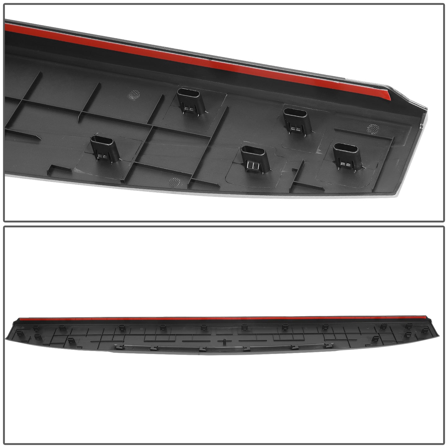 nan MOULDING TRIM - 19-21 CHEVY SILVERADO 1500/19-21GMC SIERRA 1500 - FITS STANDARD TAILGATE MODELS ONLY WITHOUT MULTI-PRO TAILGATE - ABS PLASTIC - TEXTURED BLACK