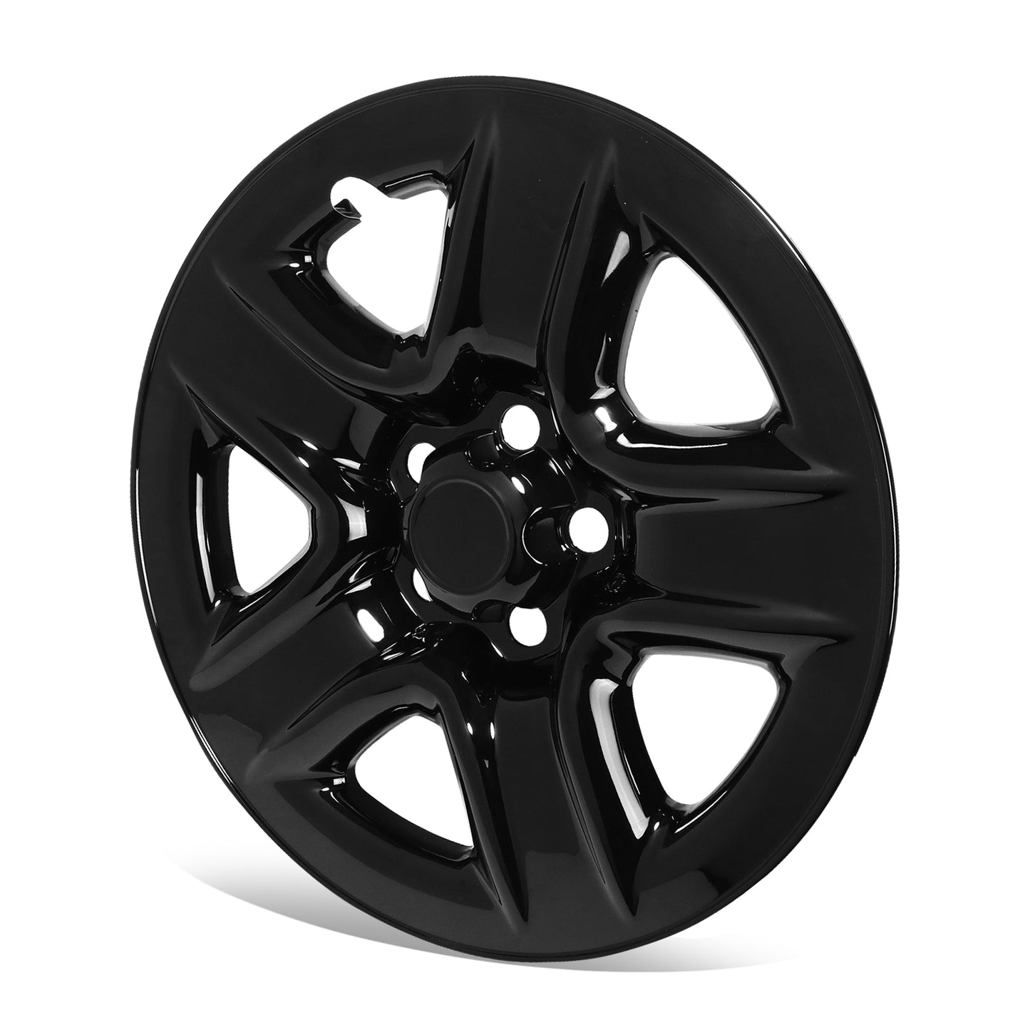 nan WHEEL SKIN COVERS - HUB CAP - 06-12 TOYOTA RAV4 - WITH OEM 17X6-1/2" TOYOTA STEEL WHEEL - FITS ON WHEEL PART NUMBER 42611-42190 - ABS PLASTIC - GLOSSY BLACK