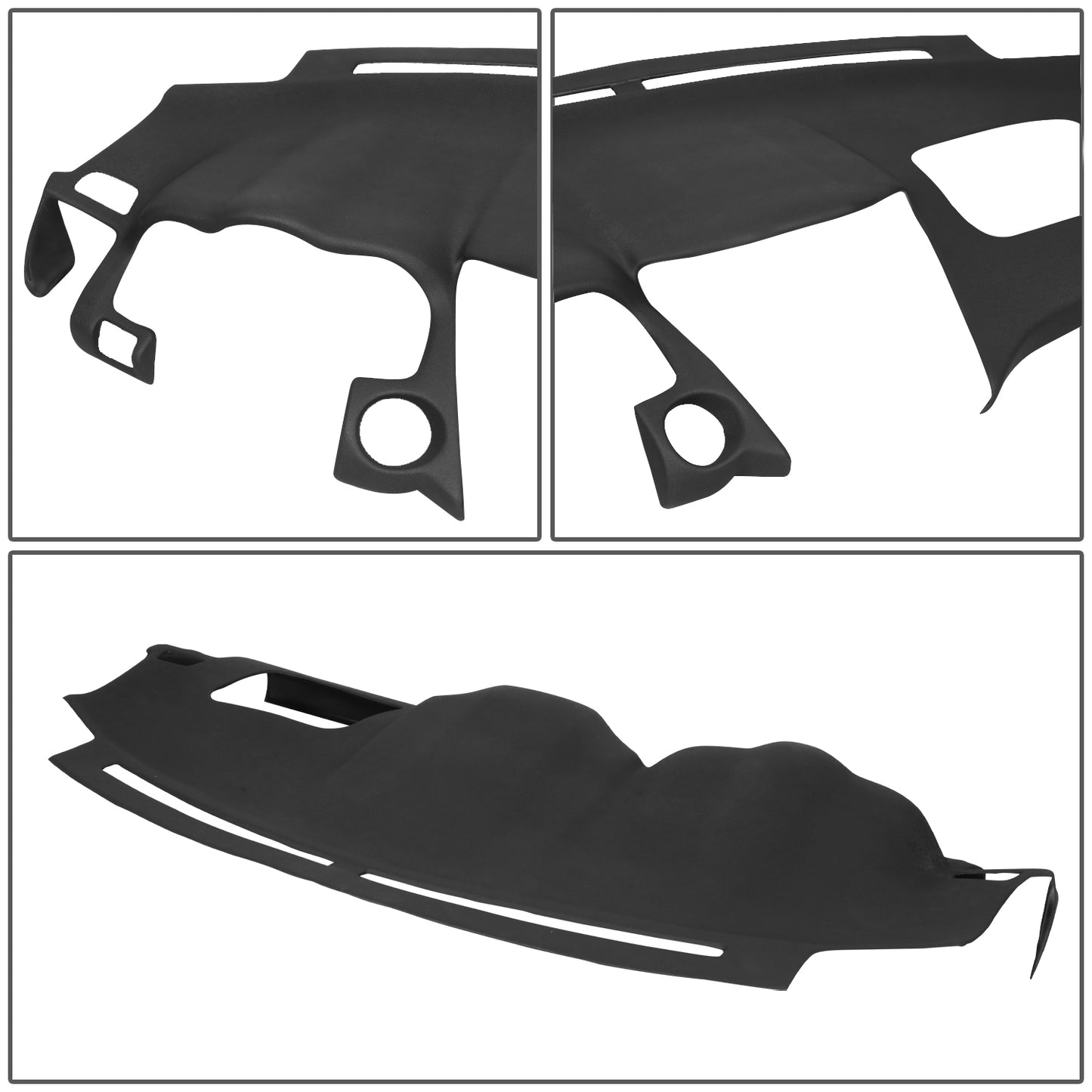 nan DASH COVERS - MOLDED DASH CAP COVER OVERLAY - 07-09 LEXUS RX350/06-08 LEXUS RX400H/ 04-06 LEXUS RX330 - FITS MODELS WITHOUT CENTER SPEAKER ON DASH - ABS PLASTIC - TEXTURED BLACK