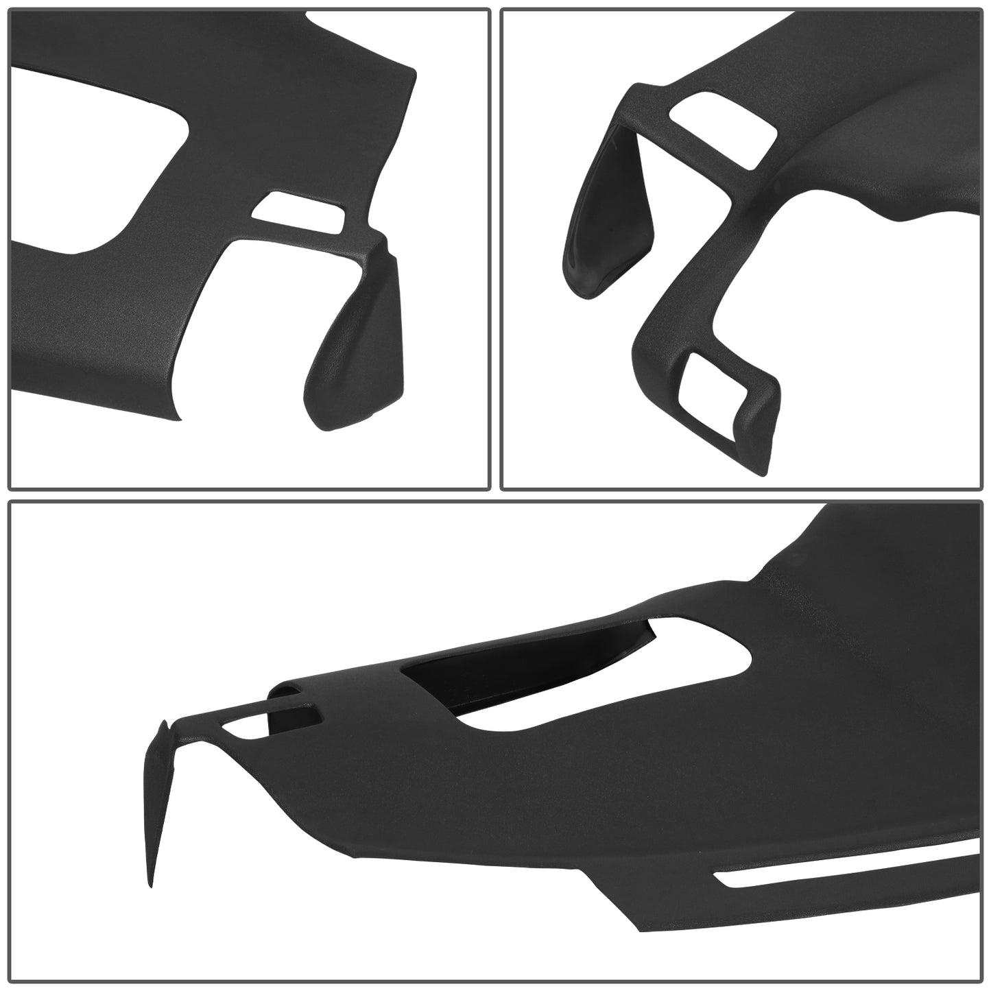 nan DASH COVERS - MOLDED DASH CAP COVER OVERLAY - 07-09 LEXUS RX350/06-08 LEXUS RX400H/ 04-06 LEXUS RX330 - FITS MODELS WITHOUT CENTER SPEAKER ON DASH - ABS PLASTIC - TEXTURED BLACK