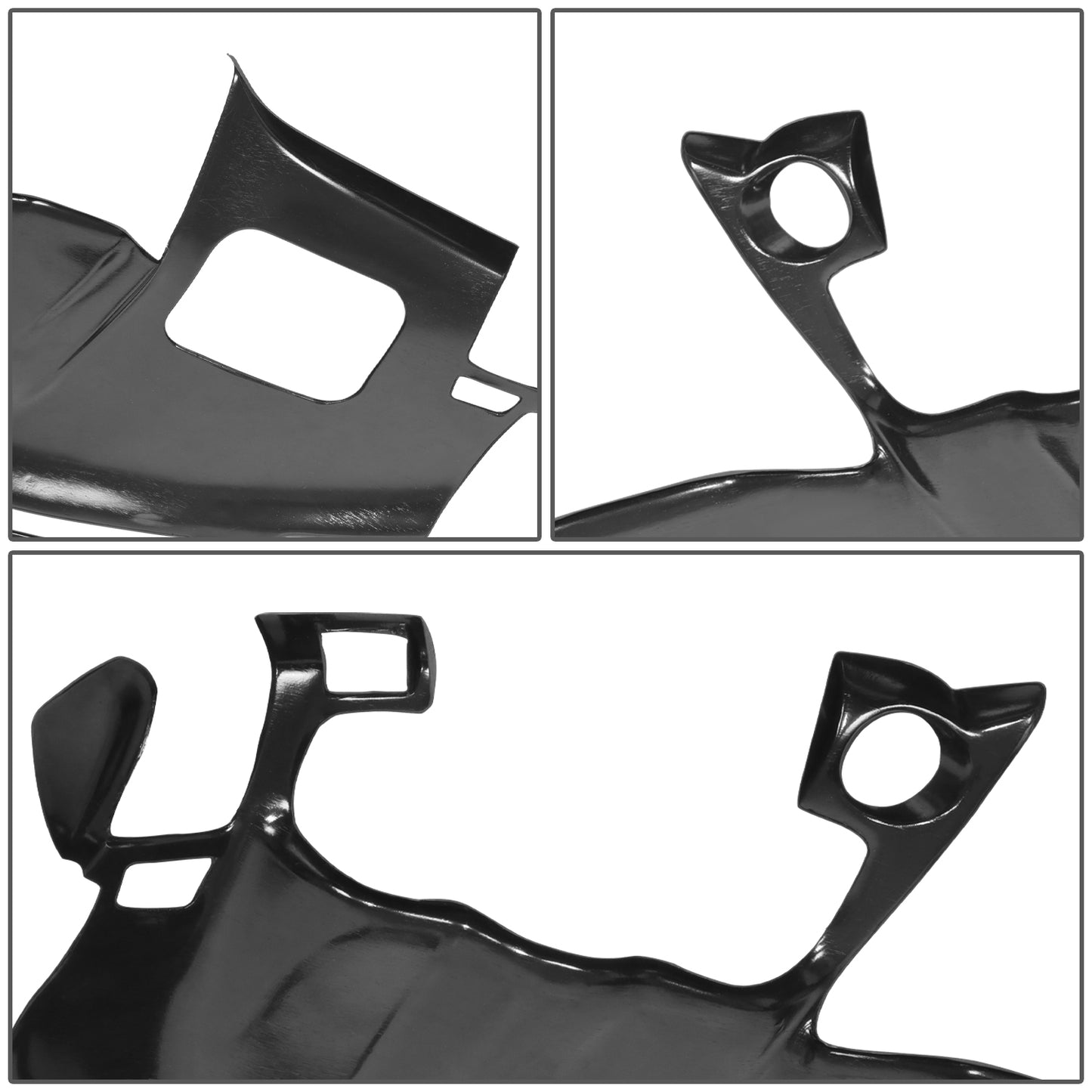 nan DASH COVERS - MOLDED DASH CAP COVER OVERLAY - 07-09 LEXUS RX350/06-08 LEXUS RX400H/ 04-06 LEXUS RX330 - FITS MODELS WITHOUT CENTER SPEAKER ON DASH - ABS PLASTIC - TEXTURED BLACK