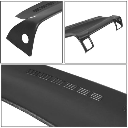 nan DASH COVERS - MOLDED DASH CAP COVER OVERLAY - 99-06 CHEVY GMC C/K AVALANCHE YUKON - ABS PLASTIC - TEXTURED BLACK