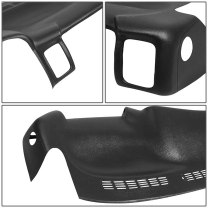 nan DASH COVERS - MOLDED DASH CAP COVER OVERLAY - 99-06 CHEVY GMC C/K AVALANCHE YUKON - ABS PLASTIC - TEXTURED BLACK