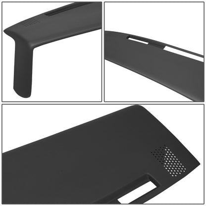 nan DASH COVERS - MOLDED DASH CAP COVER OVERLAY - 81-91 CHEVY GMC C/K/V/R BLAZER - ABS PLASTIC - TEXTURED BLACK