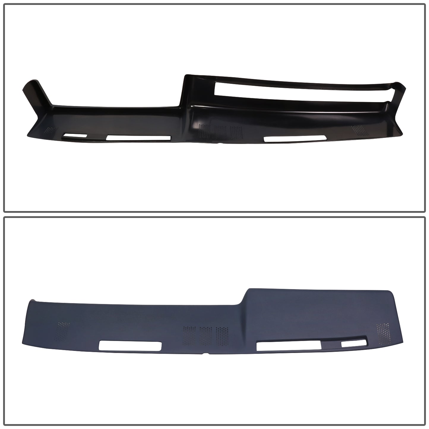 nan DASH COVERS - MOLDED DASH CAP COVER OVERLAY - 81-91 CHEVY GMC C/K/V/R BLAZER - ABS PLASTIC - TEXTURED DARK BLUE
