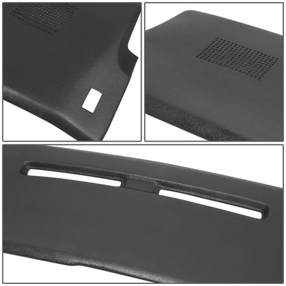 nan DASH COVERS - MOLDED DASH CAP COVER OVERLAY - 84-92 CHEVY CAMARO - ABS PLASTIC - TEXTURED BLACK