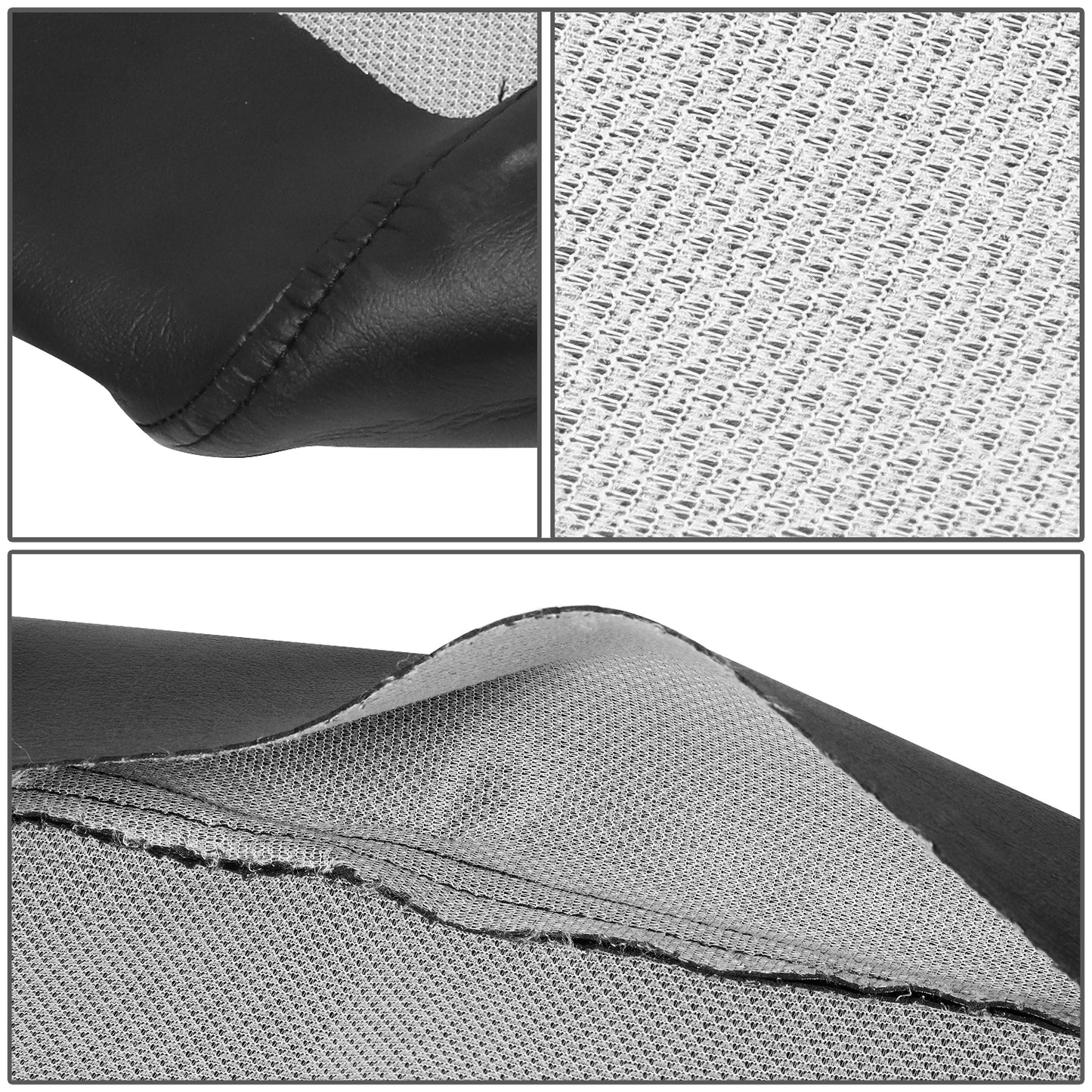 nan SEAT COVERS - LOWER SEAT COVER REPLACEMENT - 10-14 POLARIS 400/EV MIDSIZE/11-13 POLARIS 500 MIDSIZE/14-19 POLARIS RANGER 570 MIDSIZE/12-14 POLARIS 800 MIDSIZE - SYNTHETIC LEATHER - LEATHER GRAINED BLACK