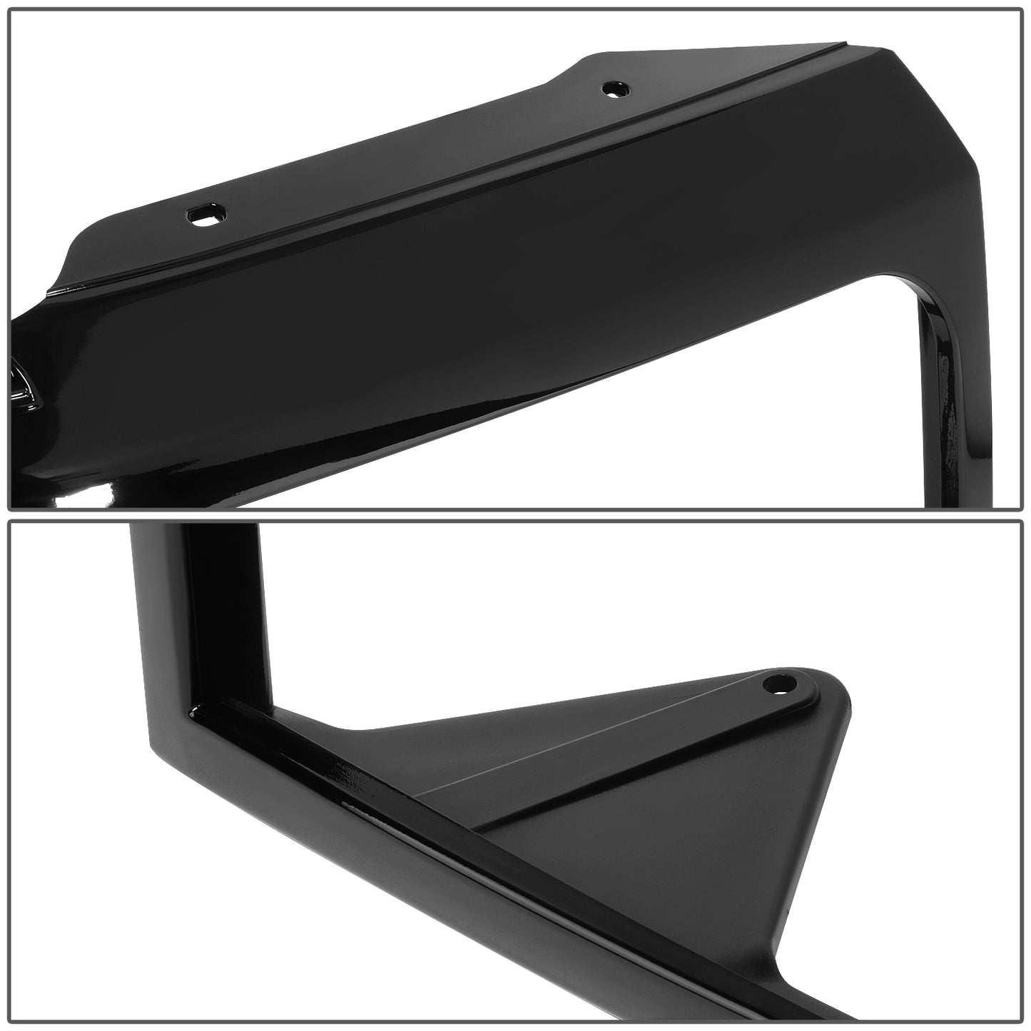 nan HEADLIGHT BEZELS - 92-96 FORD BRONCO/92-97 FORD F SUPER DUTY/92-96 FORD F-150/92-97 FORD F-250/92-97 FORD F-350/92-96 FORD F53/ 92-96 FORD F59 - ABS PLASTIC - GLOSSY BLACK