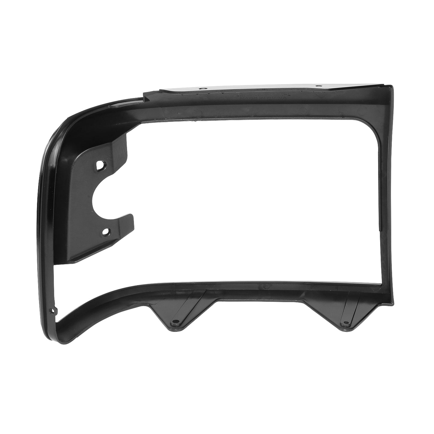 nan HEADLIGHT BEZELS - 92-96 FORD BRONCO/92-97 FORD F SUPER DUTY/92-96 FORD F-150/92-97 FORD F-250/92-97 FORD F-350/92-96 FORD F53/ 92-96 FORD F59 - ABS PLASTIC - GLOSSY BLACK
