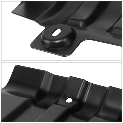 nan ENGINE SPLASH SHIELDS - LOWER ENGINE SPLASH SHIELD - 07-14 ESCALADE SILVERADO SIERRA YUKON - ABS PLASTIC - BARE BLACK