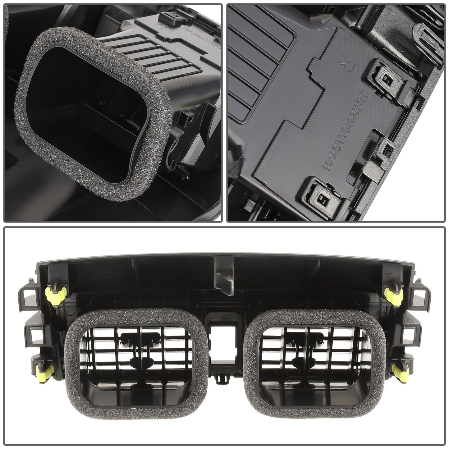 nan DASH CENTER A/C AIR VENT UPPER BEZEL TRIM - 09-13 TOYOTA COROLLA