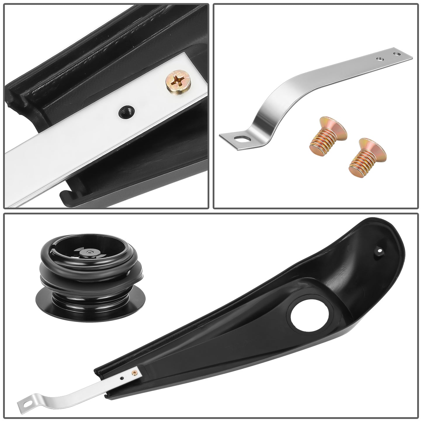 nan DASH FUEL CONSOLE+GAS TANK CAP COVER - FOR HARLEY ELECTRA ROAD GLIDE TOURING 08-20