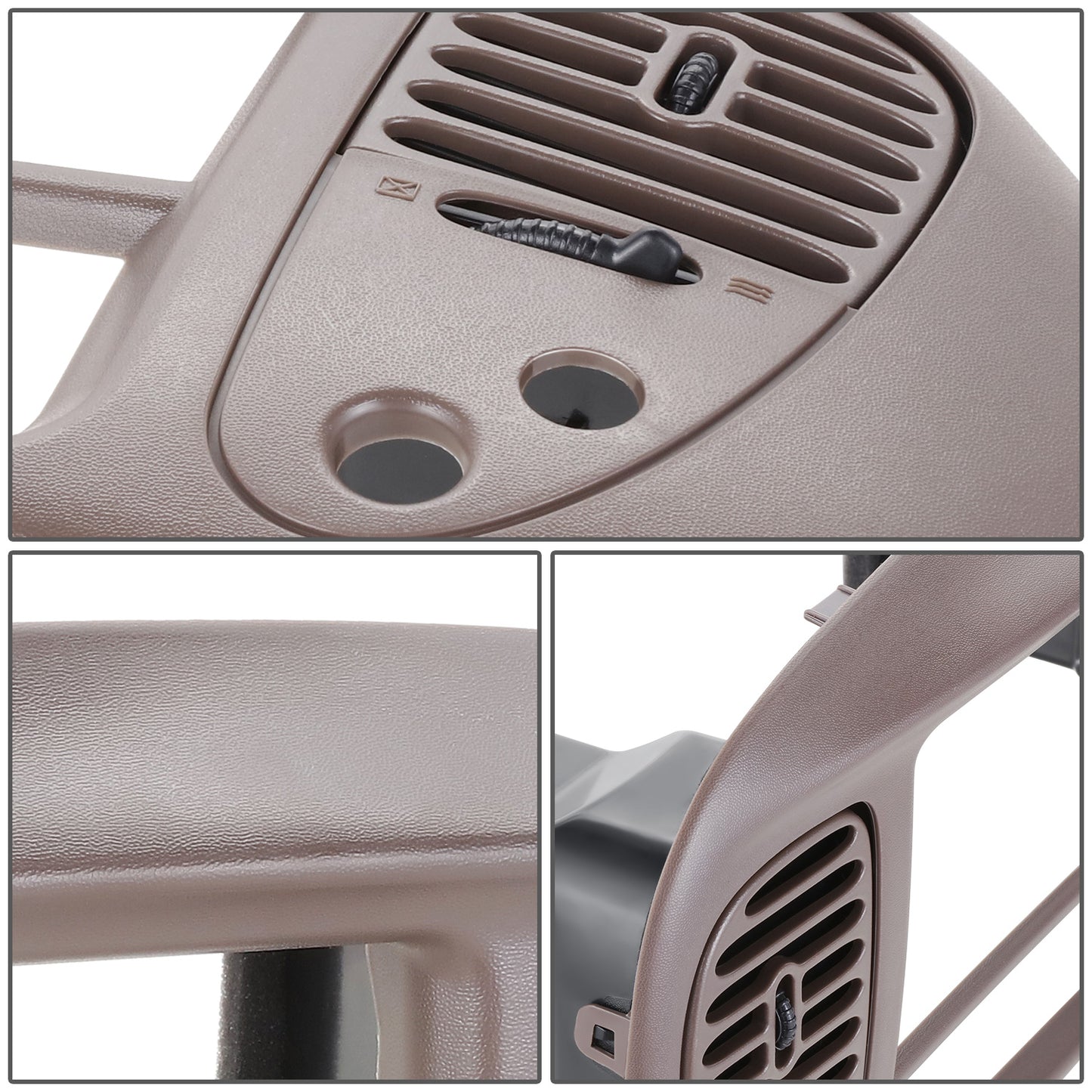 nan CENTER DASH RADIO CLIMATE BEZEL PANEL - 97-03 FORD F150 - BROWN